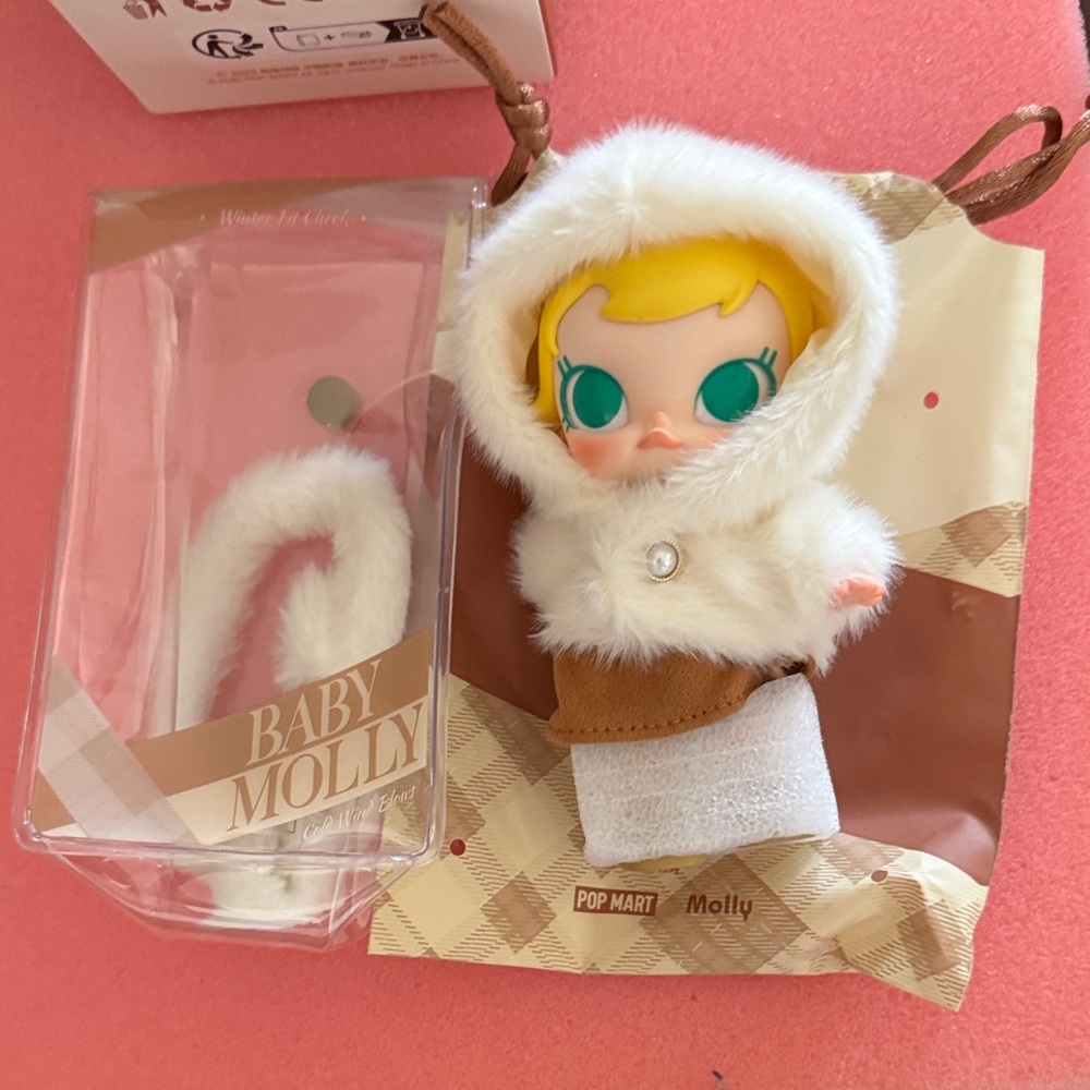 Baby Molly Plush Doll with White and Tan Outfit